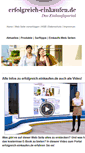Mobile Screenshot of erfolgreich-einkaufen.de